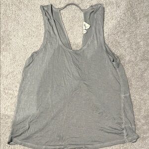 White Crow Gray Tank Top